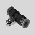 Push-in fittings QSM, mini series Push-in T-fitting QSMT Orientable Male thread with external hex M thread G thread Connection Nominal Tubing O.D.
