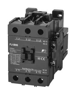 Electric Distribution and Control Devices Expansion of Magnetic Contactor FJ Series (40 to 95 A) Magnetic contactors used in developing countries such as China and other Asian countries have