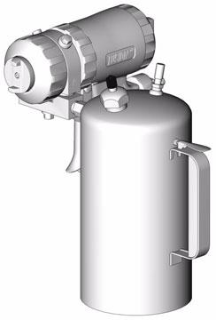 95 liter) Solvent Cup Portable, for remote solvent flush. Includes 15B817 Flushing Manifold. See manual 309963.