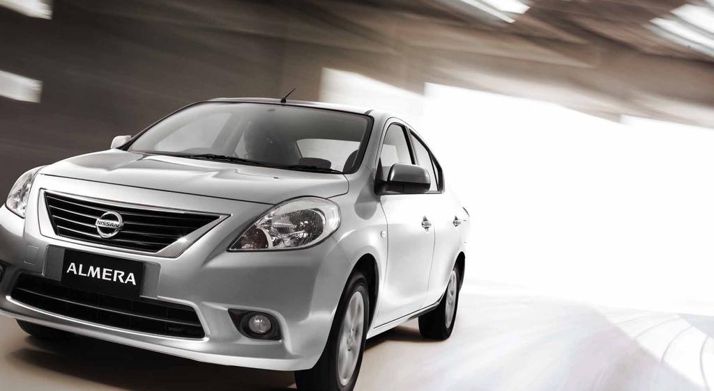 Nissan Almera Ti in Brilliant Silver. Performance and Economy The Nissan Almera is powered by an impressive 1.5 litre petrol engine.