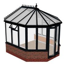 Victorian Conservatories Standard Specification Synseal Legend 70mm Fully Featured Profiles 25mm Multi-Wall Polycarbonate Fully Reinforced Outer Frame & Opening Sashes 7-Point Door Locking Mechanism