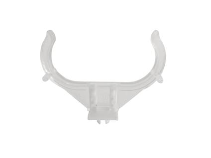 3) LCP--ADJ-SI COVER Snap-In Adjustable Lamp Support Clip with Cover - Lamp support clip for base lamps - Lamp bracket is made from UV stabilized clear 040 or 1 mm - PC cover
