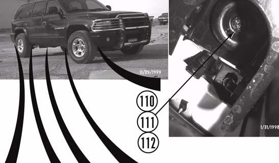 in serious personal injury or damage to the vehicle. 1. Install the body passenger side spacer blocks.