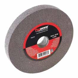 Brushes & Abrasives Bench Grinding Wheels, Type 1 Brushes & Abrasives Wheels are individually precision balanced, trued and faced for smooth operation Each wheel is individually boxed so they stay