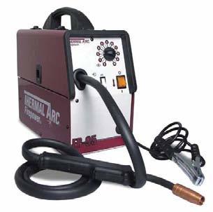 Arc Welding Equipment and Accessories Available Spring 2009 Machine Specifications Maximum output 90 Amp Duty cycle @ 104 F 15% @ 80 Amp at 17.