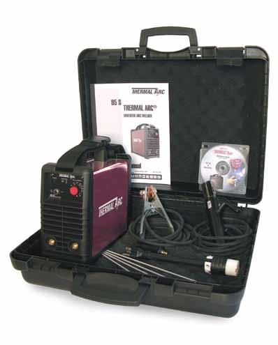 Arc Welding Equipment and Accessories Available Spring 2009 Machine Specifications Input voltage 115 VAC 1 Phase 50/60Hz Rated output Stick 90 Amp / 23.6V @ 20% TIG 95 Amp / 13.