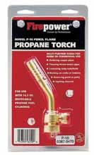 Gas Equipment & Accessories Ordering Information Part Number Model Number Description 0387-0470 P-10 Propane Torch 0387-0471 PK-10 Standard kit includes torch & 14.1 oz.