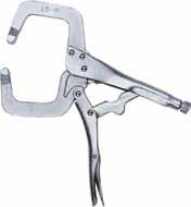 Safety & Tools Locking Pliers/Clamps Model Item 1423-1432 Locking Plier, 11 Tools Steel Ground Clamps Large contact area assures positive grounding Zinc plated Large hex screw cable connection