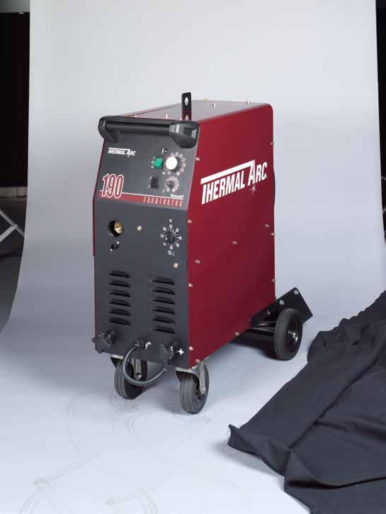 Arc Welding Equipment and Accessories Machine Specifications Maximum output 190 Amp Duty cycle @ 104 F 15% @ 190 Amp at 23.