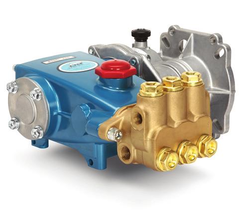 Direct Drive, Gearbox, 3/4" and 1" Gearbox pumps are common for industrial washing units.
