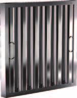 Grease Extraction Standard Baffle The industry standard baffle filter is designed for light duty grease