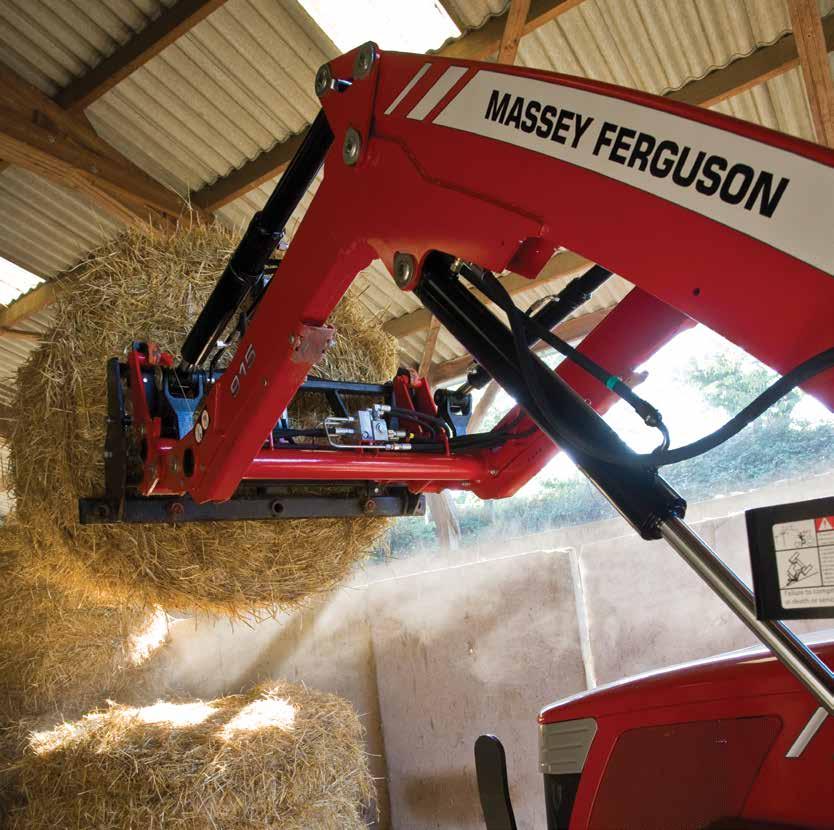 18 www.masseyferguson.com Working with a Massey Ferguson tractor and loader combination will make the jobs you do everyday that little bit easier.