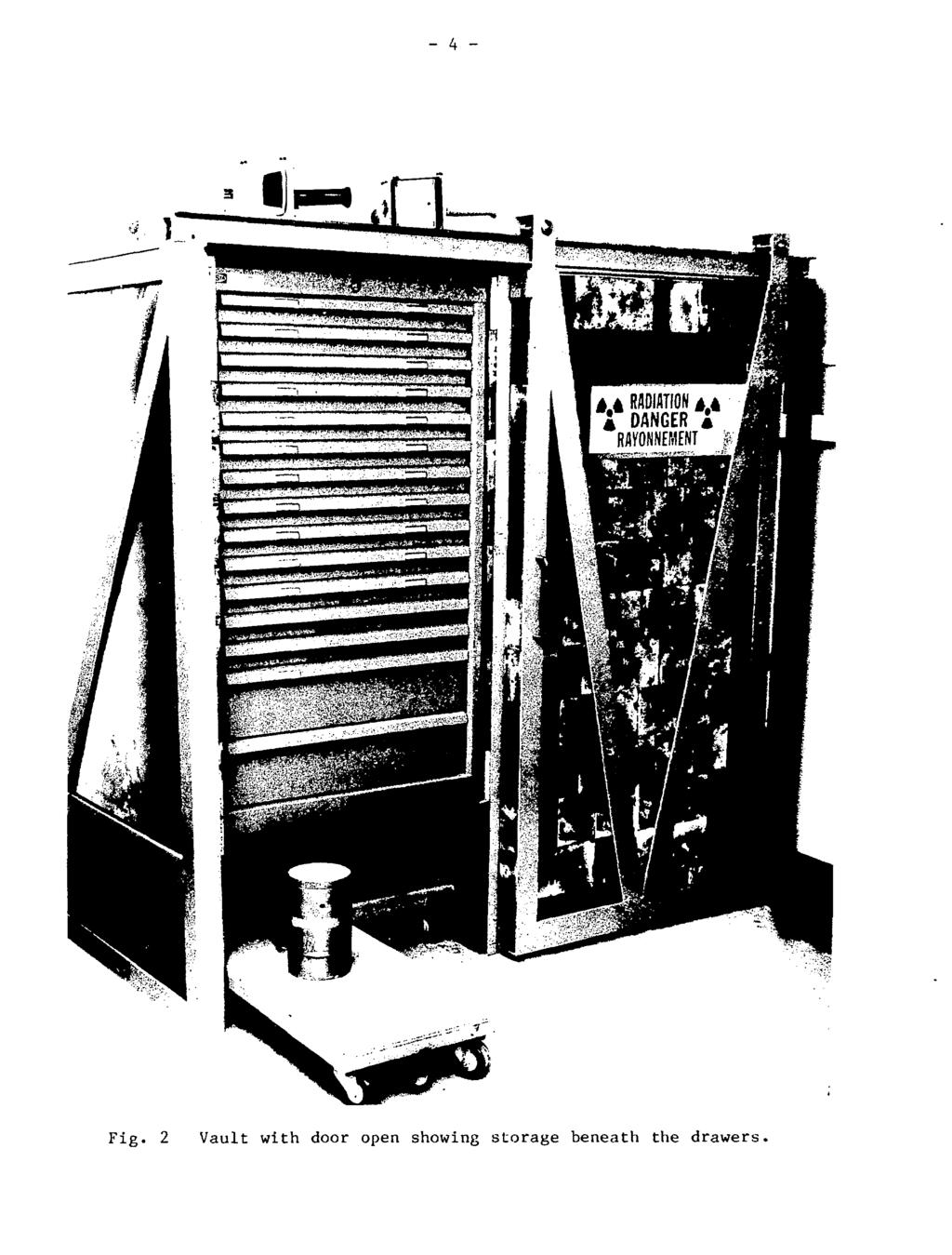 Fig. 2 Vault with door open
