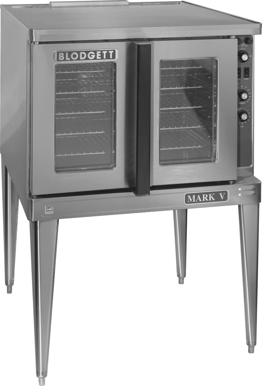 MARK V SERIES ELECTRIC CONVECTION OVENS REPLACEMENT PARTS LIST EFFECTIVE JANUARY 12, 2012 Superseding All Previous Parts Lists.