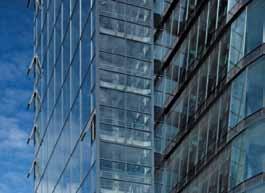NARROW FACE WIDTHS AND LOW CONSTRUCTION DEPTHS The curtain wall systems from RP Technik are