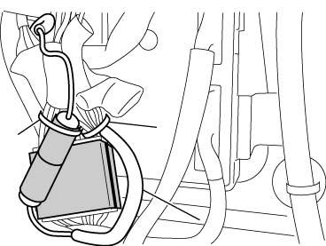10. WIRING HARNESS INSTALLATION Fig 7 1) Disconnect connector (NS16FW) from the BCM. 2) Connect (NS16FW) from T-harness (C) to the BCM shown in Fig7.