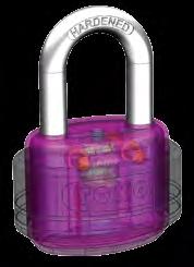 The EXTREME PRO padlock is a great choice particularly for places with limited possibility of movement where it is more convenient to handle the body and the shackle
