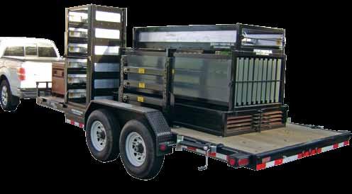 Features: High strength steel construction Dual axle Racks can be fitted to your trailer Aluminum Shield Series: Aluminum shield racks