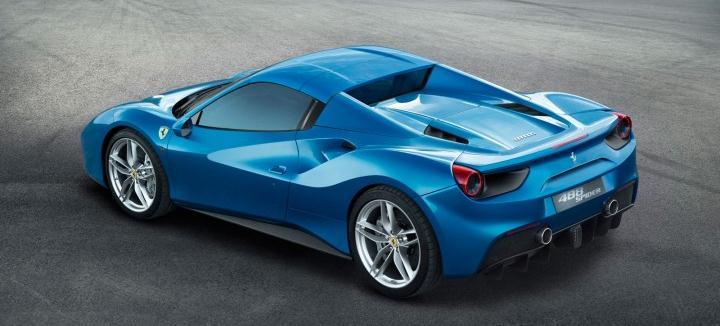 Ferrari 488 Spider Ferrari was the first manufacturer to introduce the RHT (Retractable Hard Top) on a car of this particular architecture.