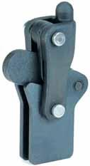 Modular clamps 6810P Modular clamp with vertical foot, welding version. Reamed and case-hardened bearing bushes. Hardened, ground and permanently-lubricated pins.