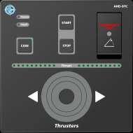 problems inherent to other types of motor controllers. The motor controller is remotely operated by the bridge-mounted variable-speed Joy Stick Controller. Remote stations are available.