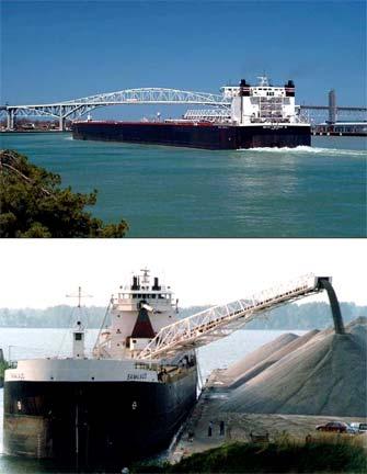 American Steamship Company (ASC) ASC provides transportation of dry-bulk commodities on the Great Lakes Fleet of 18 self-unloading vessels Range in length from 635 feet to 1,000 feet Single trip
