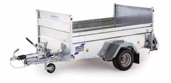 Q7 Q7 Q7b road with roof and rack and hinged solid sides Q7b/e road showing a variety of options Q6, 7 & 8 Road All three of these trailers are available as either braked or unbraked versions with