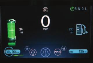 ELECTRIC AND EXTENDED-RANGE MODES Volt is an electric vehicle with extended range capability.