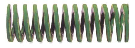 DieMax XL TM Light Load Springs Product Features: ISO color - Green High tensile strength chrome silicon material Optimal rectangular wire design Long life design for increased spring run-time Note:
