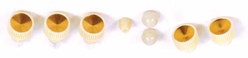 00 B7A-7023352-A Window crank handle knob, blackno insert (Not included in kit)............ ea. 6.00 1959 DASH KNOBS B9S-11661-B Headlamp knob & shaft, white with gold insert.