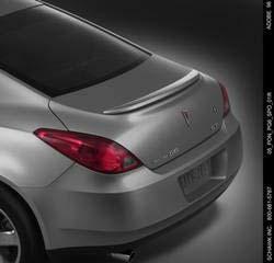 REAR AIR SPOILER Custom molded one piece design with integrated attachments can be color keyed to match