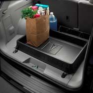 CARGO ORGANIZER Adjustable divider system with edge-to-edge fit that allows you the flexibility to secure items of