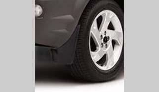 Molded Splash Guards Contoured surfaces protect your vehicle from splash and mud.