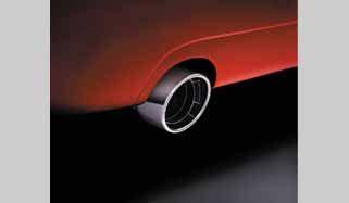 EXHAUST TIPS Sporty appearance adds style to the exterior of your vehicle.