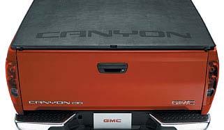 SOFT TONNEAU COVER The soft tonneau cover will help shield your GMC pickup bed and its cargo from inclement weather.