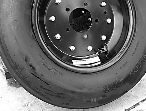 SERVICING TIRES SAFELY Used Aircraft Tires (Figure 21) WARNING U-Joint Assembly Figure 20 1. Place seals securely on bearing cups.