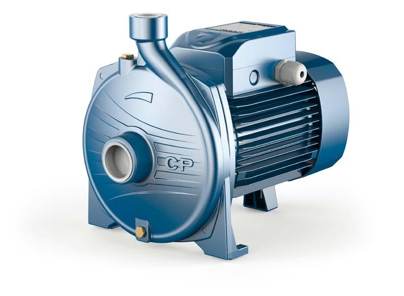 CP Centrifugal pumps Clean water Civil use Agricultural use Industrial use PERFORMANCE RANGE Flow rate up to 9 l/min (5 m³/h) Head up to 76 m APPLICATION LIMITS Manometric suction lift up to 7 m
