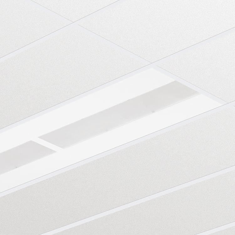 CoreLine Recessed 2 Specifications Type Ceiling type RC120B RC122B Exposed T-bar ceiling Driver failure rate Operating temperature range 1% per 5000 hours +10 to +40ºC Ceiling grid Light source Power