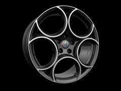 4AY 18" 5-spoke design alloy wheels Standard --- --- ---