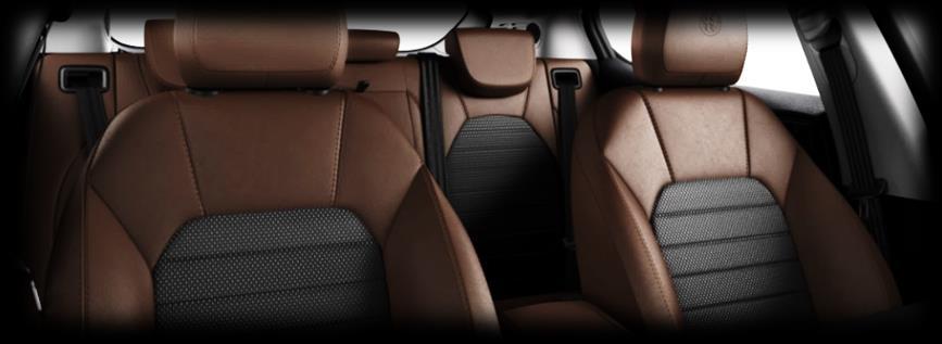 Upholstery: Super (STANDARD) Techno-leather/cloth upholstery with colour coordinated instrument panel