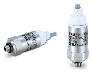 Series PSE5 Pressure Sensor Pressure Sensor for ir Series PSE5 Features Remote sensor for air or inert gas -5 volt analogue output different models to suit pressure or vacuum Stainless steel case
