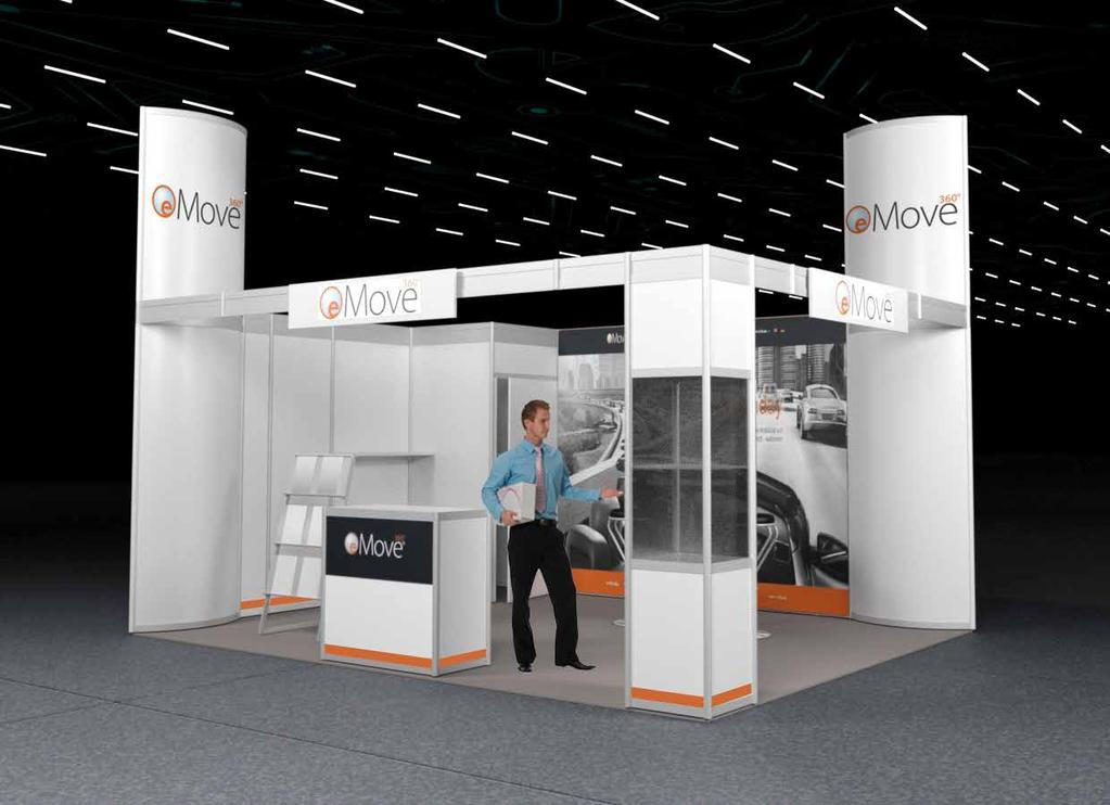 Picture: Goves Full-Service-Booth 20 m 2 ALL INCLUSIVE - FULL-SERVICE-OFFER TYPE B Stand area: 5 x 4 m,