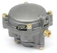 R-6 style relay valve is primarily used on vehicles to apply and release rear Z101197 SUP: 3/4 NPT.