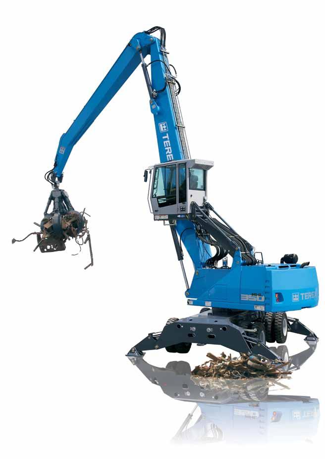 MHL35 E TIER 4i MATERIAL HANDLER Specifications Operating weight 7,548-78,264 lbs (32 35.5 t) Engine output 214 hp (16 kw) Reach up to 52.