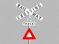 IN028 - Intersections If the boomgates are down and the signals are flashing, at a railway level crossing, you may begin to cross - - Only when the gate is up and the lights