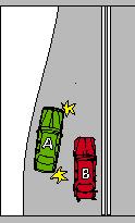 LD009 - Traffic Lights / Lanes When driving in traffic lanes (as shown in the diagram), you may change your lane - - Only when it is safe to do so.