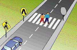 PD016 - Pedestrians Which statement is true? - You must give way to pedestrians if there is any danger of hitting them. - Pedestrians have no special rights on the roads.