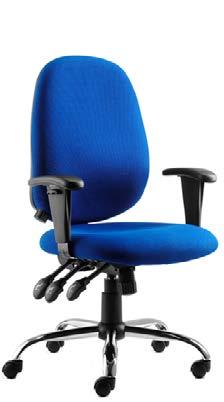 Lisbon The Lisbon operator chair is an ergonomically designed task chair with deep foam cushioning, dished seat, pronounced kidney