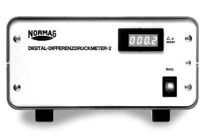 MEASUREMENT/CONTROL NORMAG Digital Differential Pressure Meter 2 The NORMAG Digital Differential Pressure Meter 2 is a reliable differential pressure measuring device.