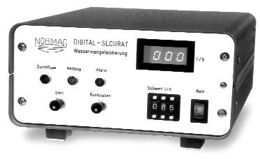 MEASUREMENT/CONTROL NORMAG Digital Securat Low Water Alarm Unit The NORMAG Digital Securat is a water shortage protection for switching off of heating capacities up to 2.